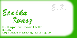 etelka kvasz business card